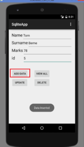 android add image path to sqlite database