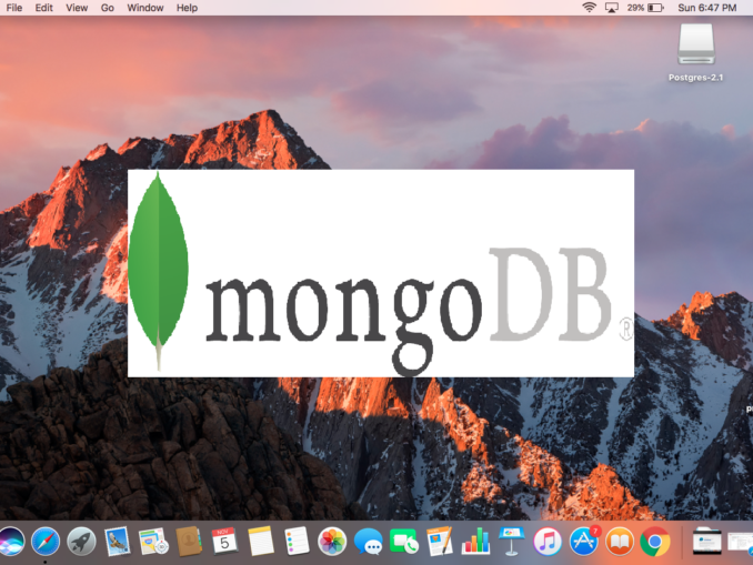 mac install mongodb