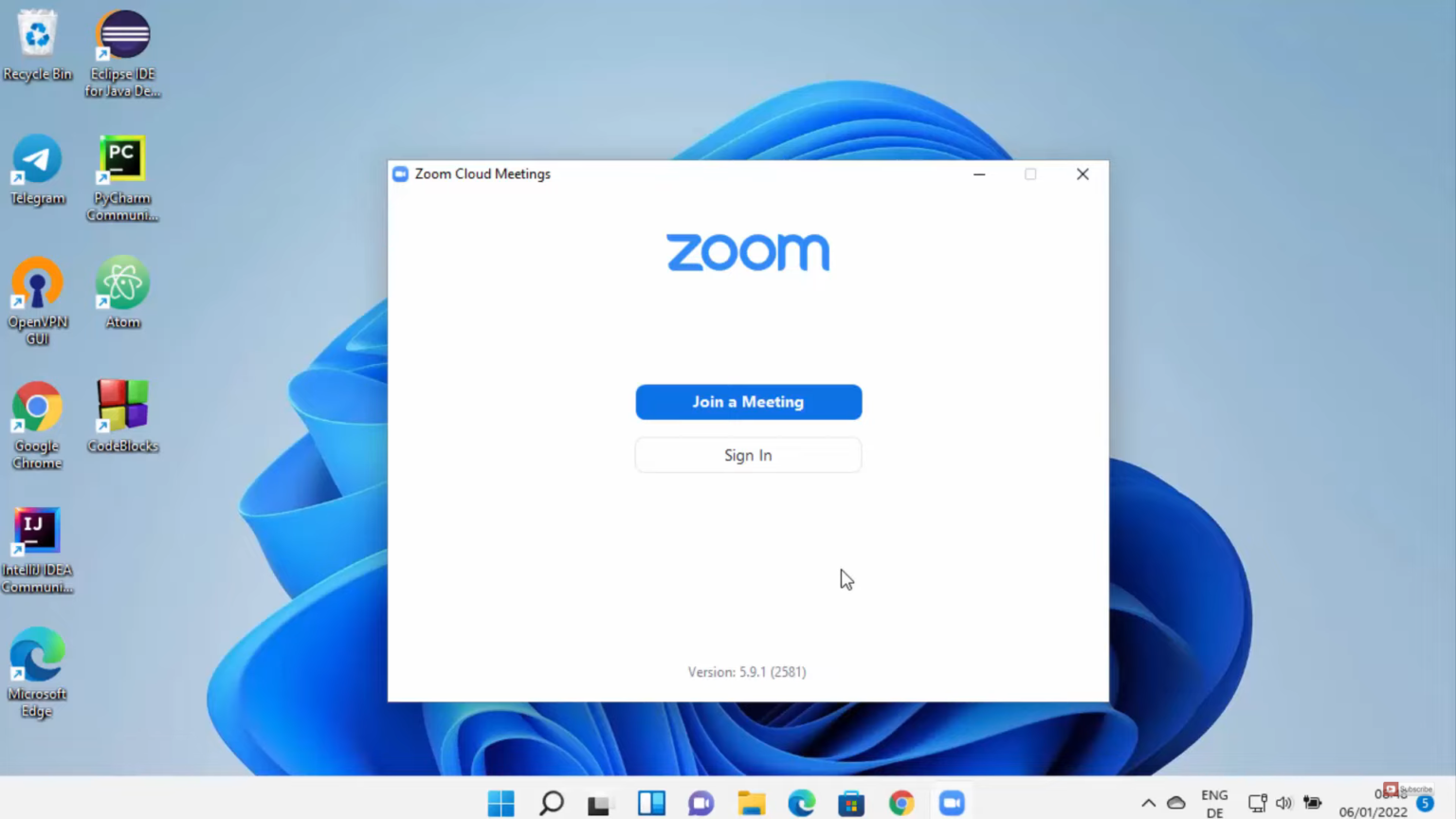 zoom windows installer