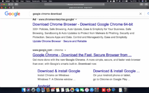 install google chrome in mac